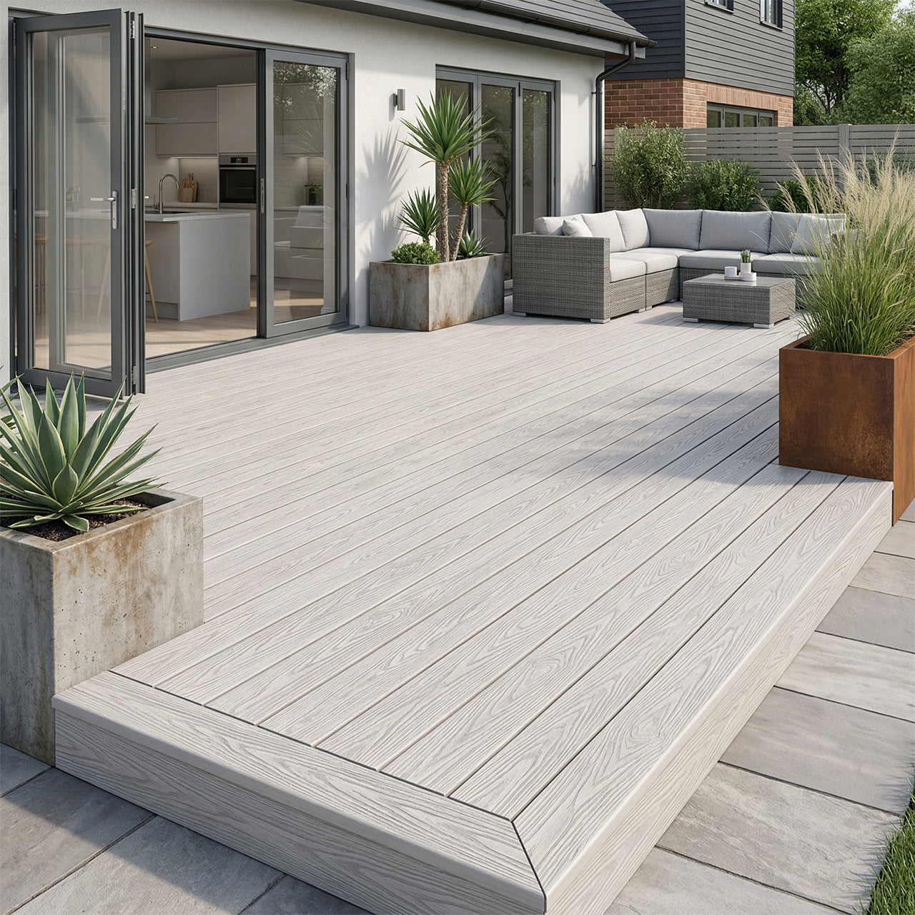 Composite Decking Board Ash