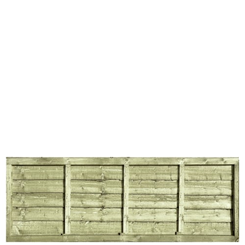 6' X 2' Waneylap Fence Panel