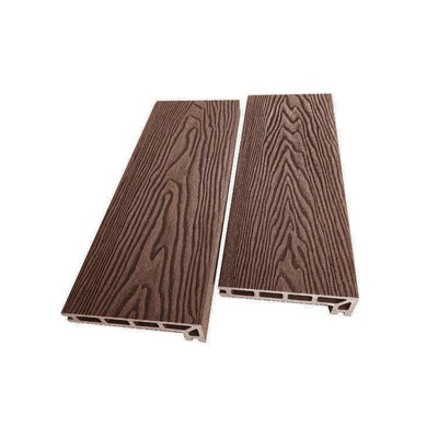 Composite Decking Step Dark Brown