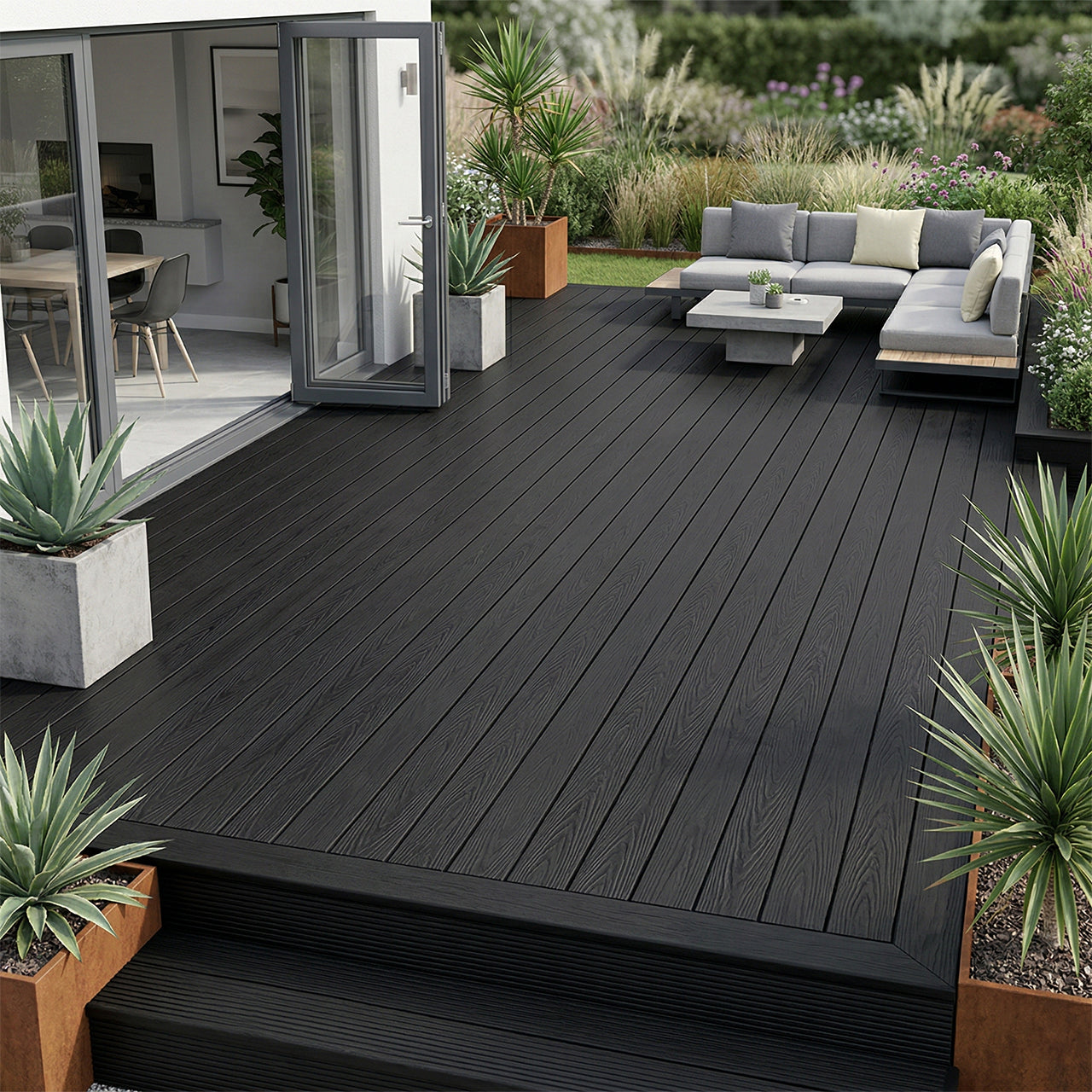 Composite Decking Board Black