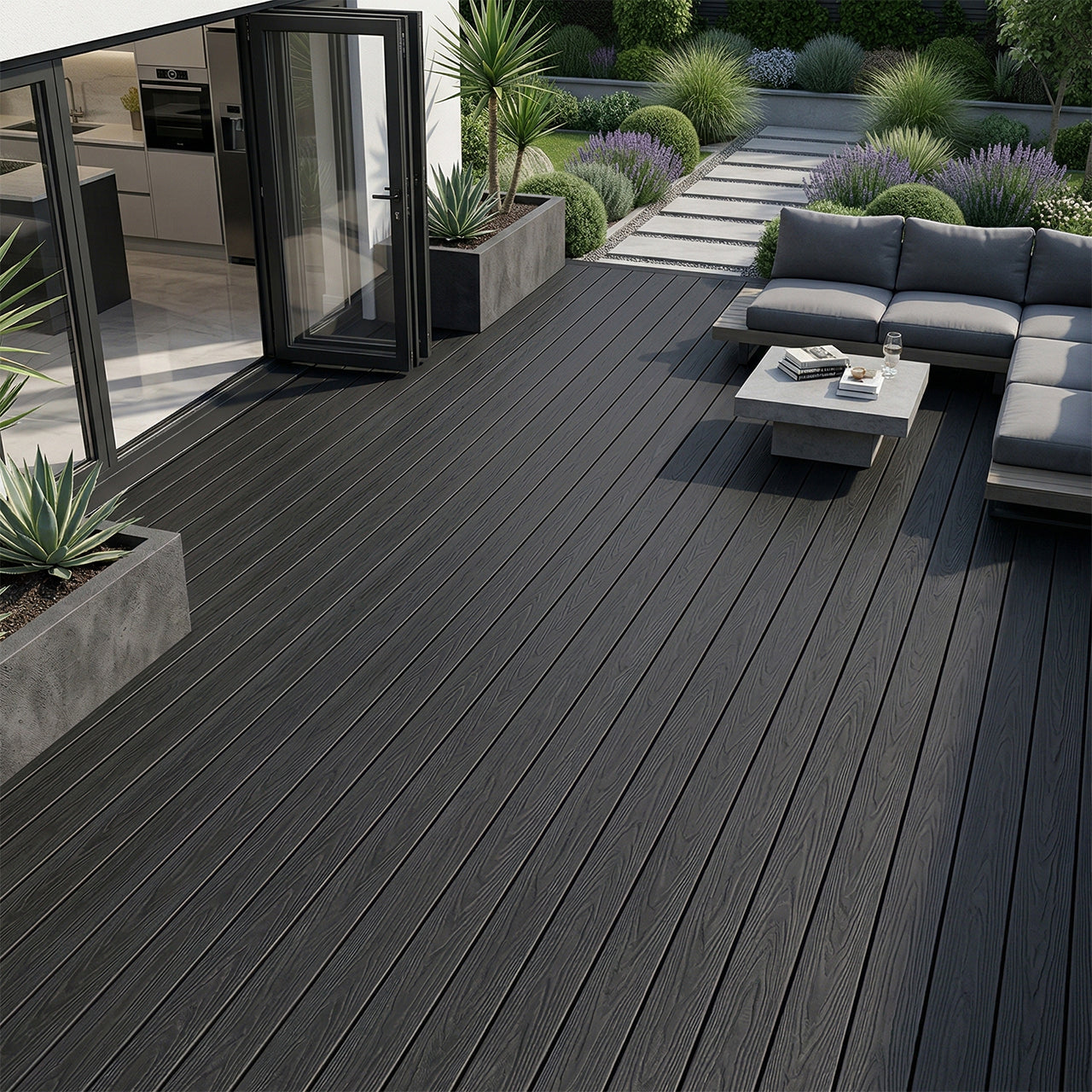 Composite Decking Board Black