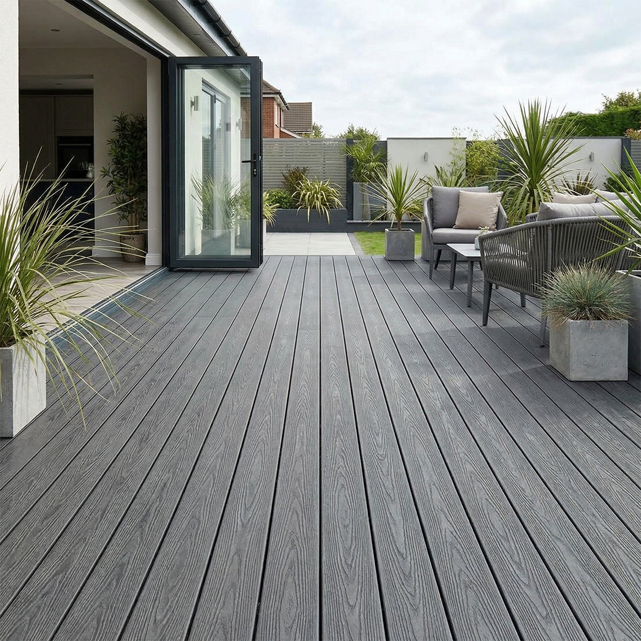 Composite Decking Board Anthracite