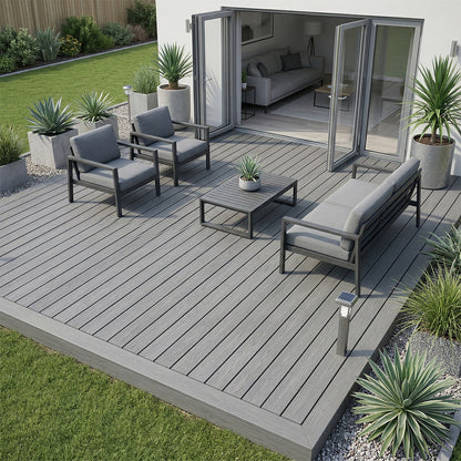 Composite Decking Board Silver