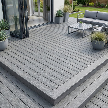 Composite Decking Board Silver