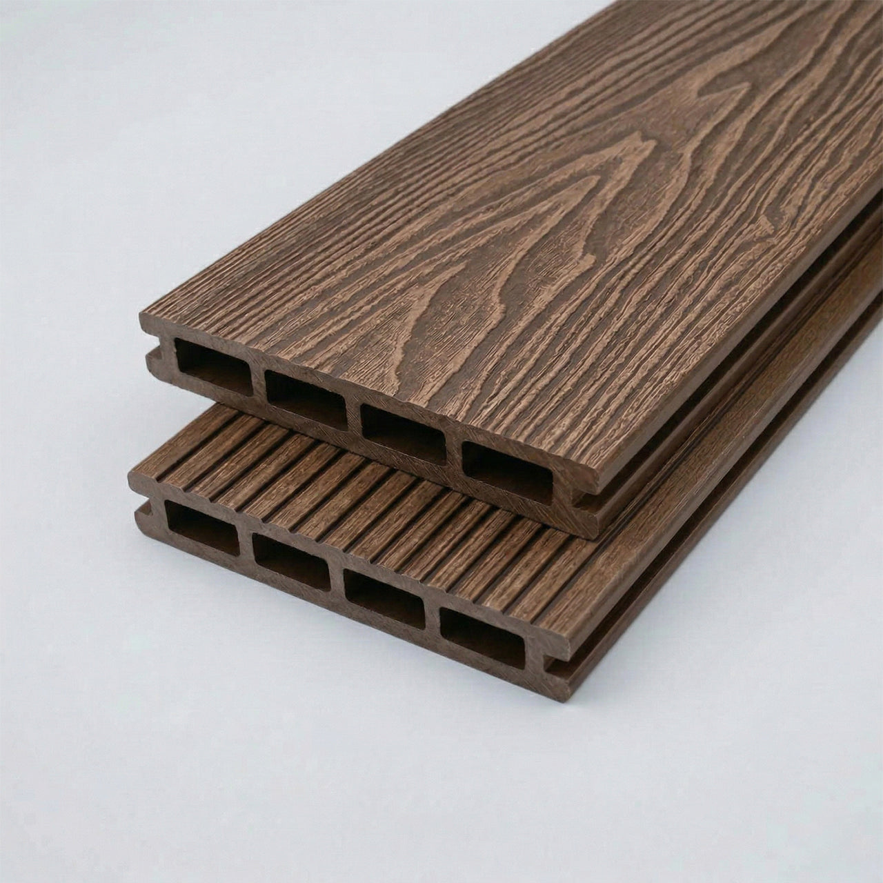 Composite Decking Board Dark Brown