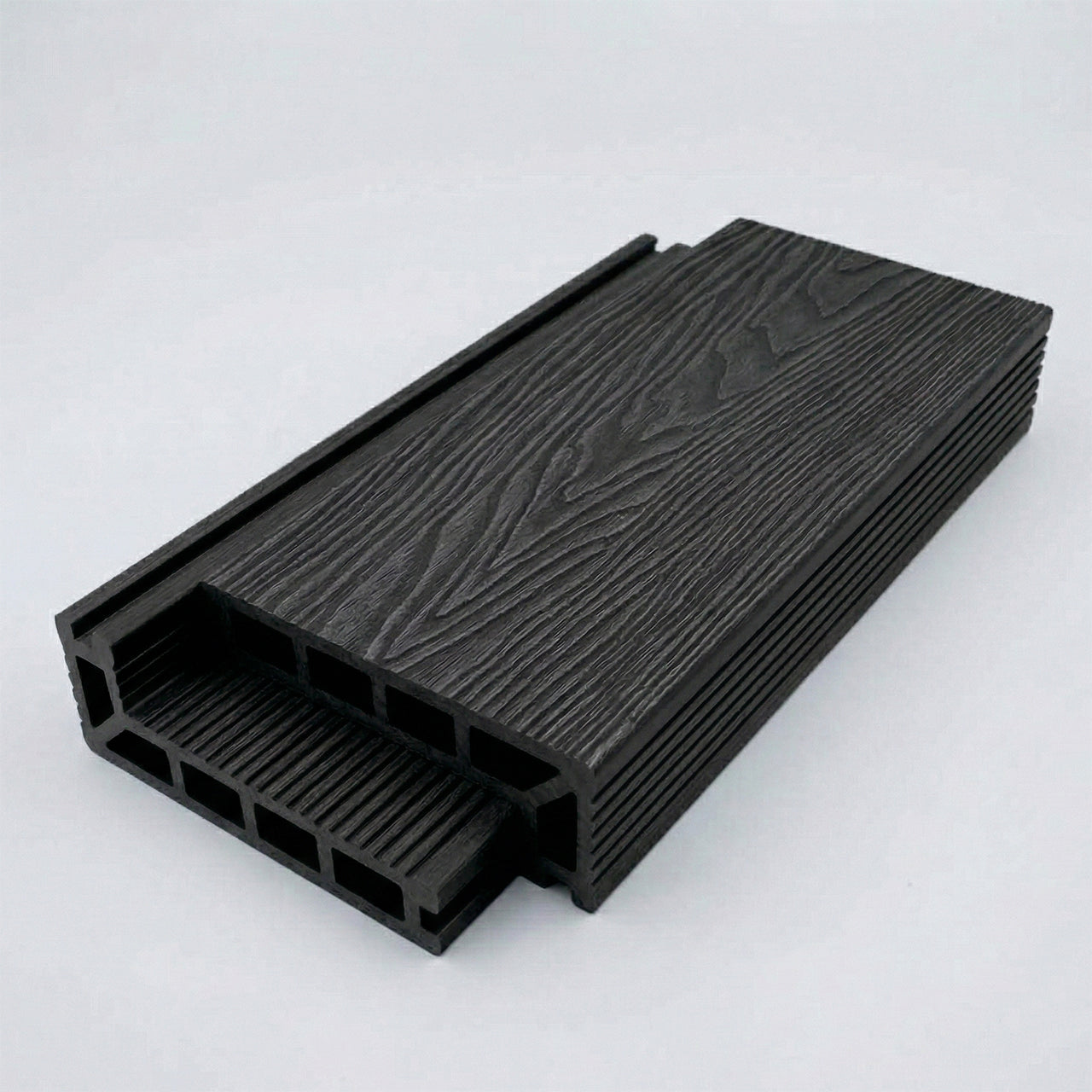 Composite Decking Step Black
