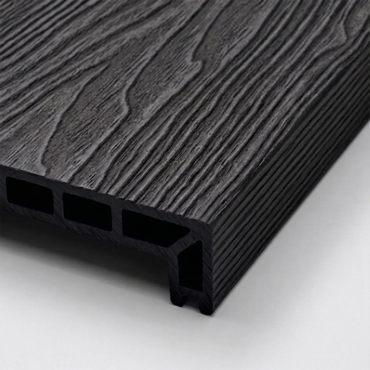 Composite Decking Step Black