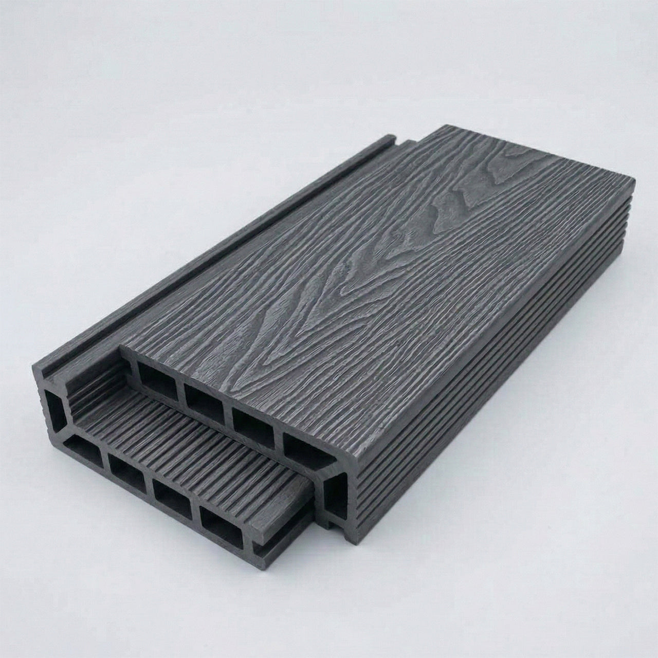 Composite Decking Step Anthracite