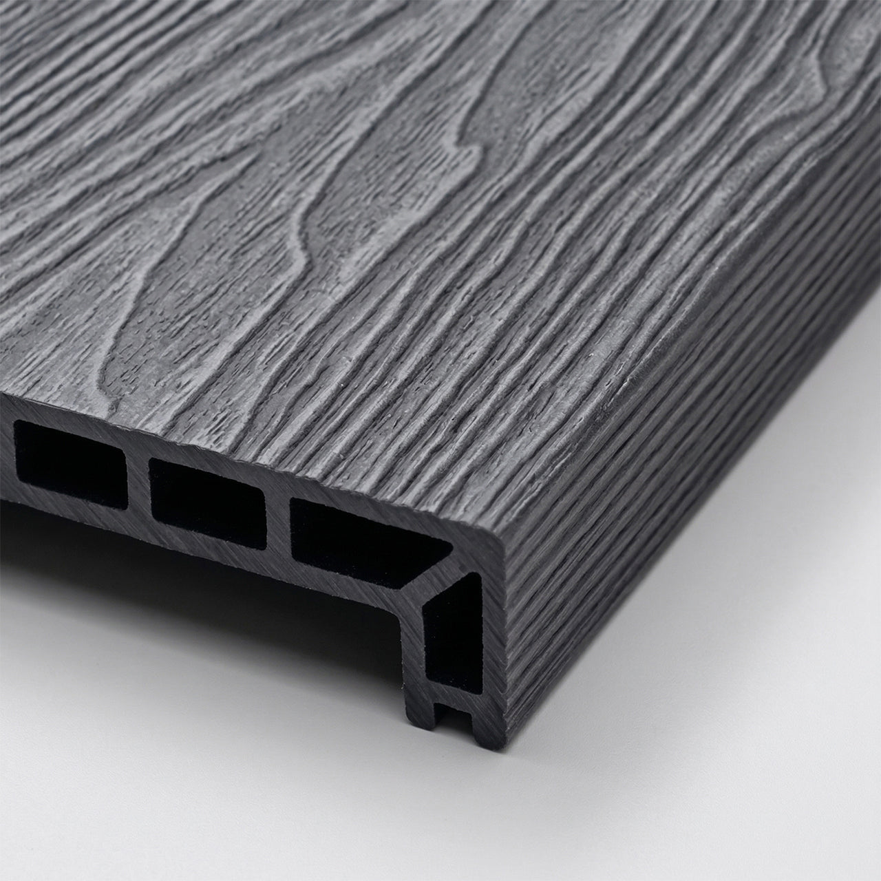 Composite Decking Step Anthracite